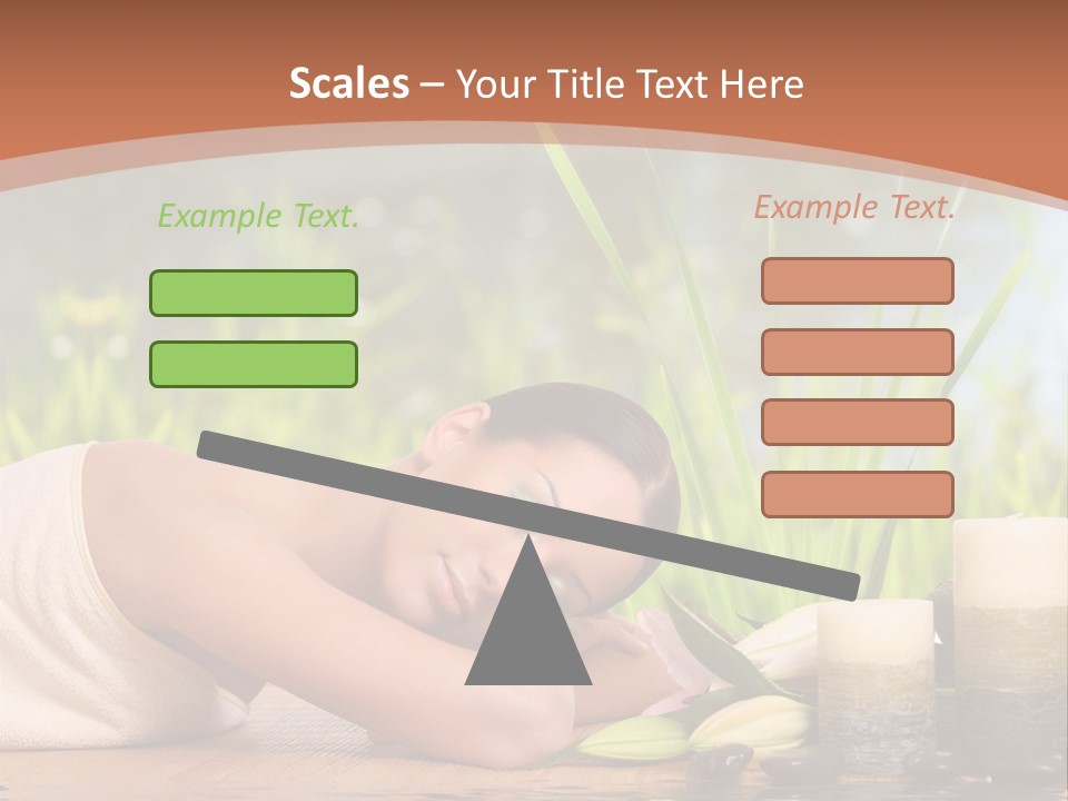 A Woman Laying On The Ground Next To A Body Of Water PowerPoint Template