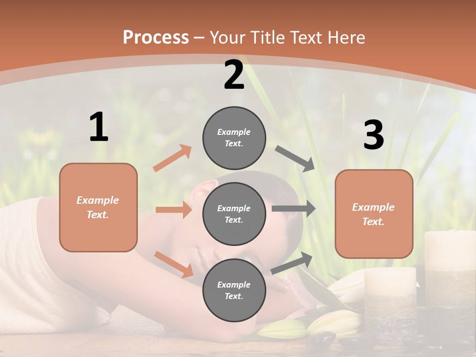 A Woman Laying On The Ground Next To A Body Of Water PowerPoint Template