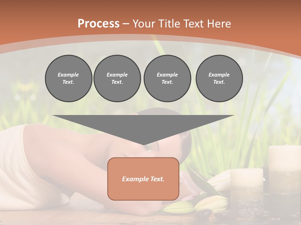 A Woman Laying On The Ground Next To A Body Of Water PowerPoint Template