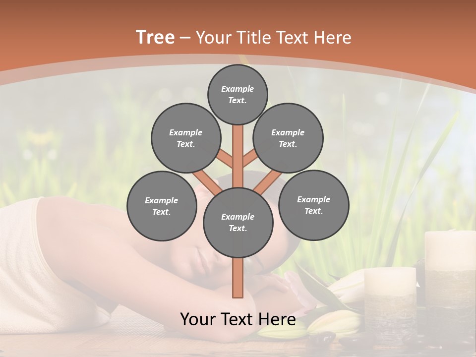 A Woman Laying On The Ground Next To A Body Of Water PowerPoint Template