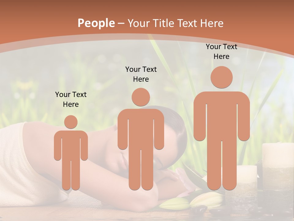 A Woman Laying On The Ground Next To A Body Of Water PowerPoint Template