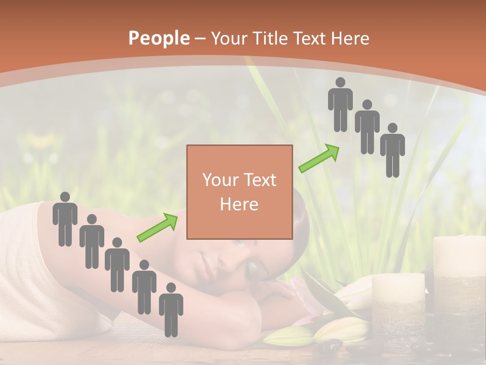 A Woman Laying On The Ground Next To A Body Of Water PowerPoint Template