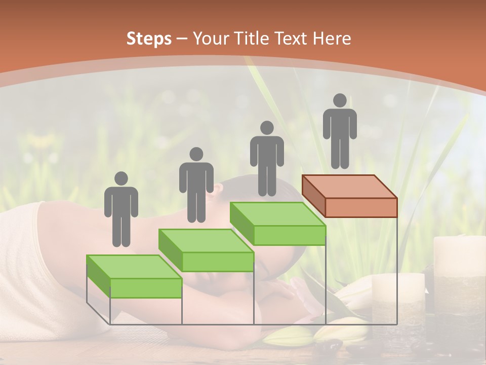 A Woman Laying On The Ground Next To A Body Of Water PowerPoint Template