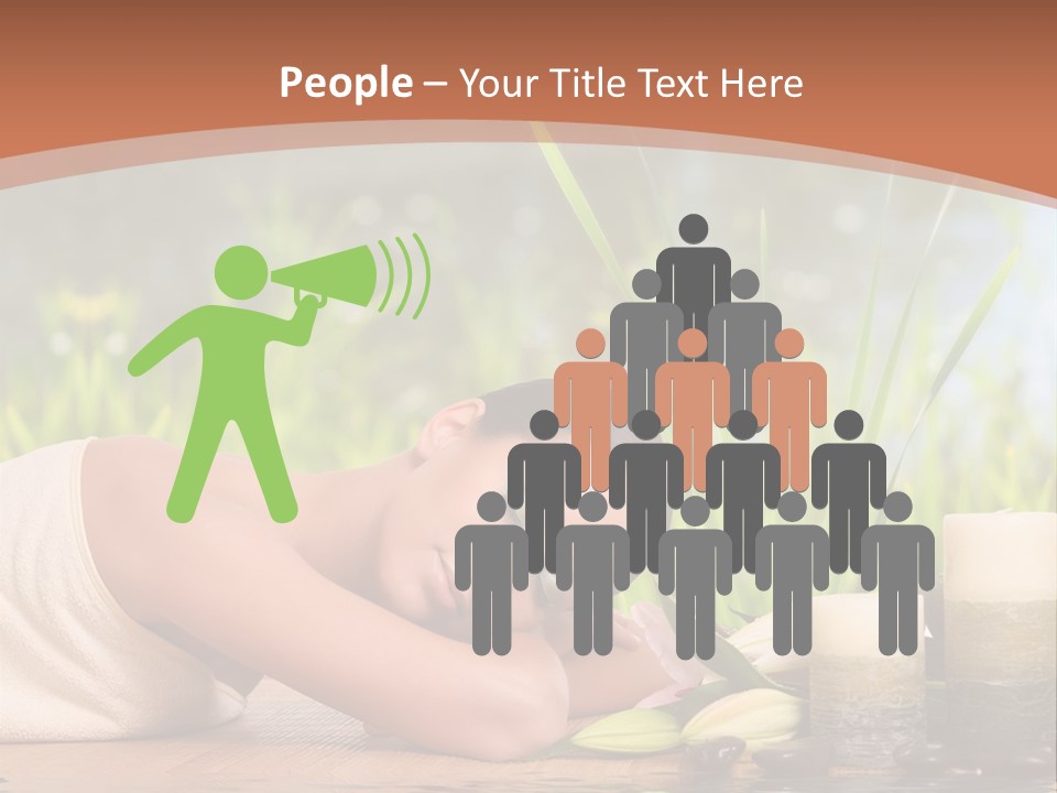 A Woman Laying On The Ground Next To A Body Of Water PowerPoint Template