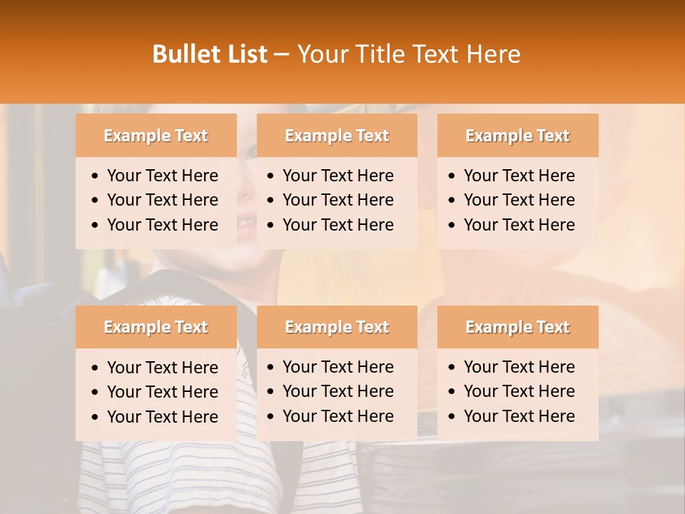 A Young Boy Is Standing In Front Of A School Bus PowerPoint Template