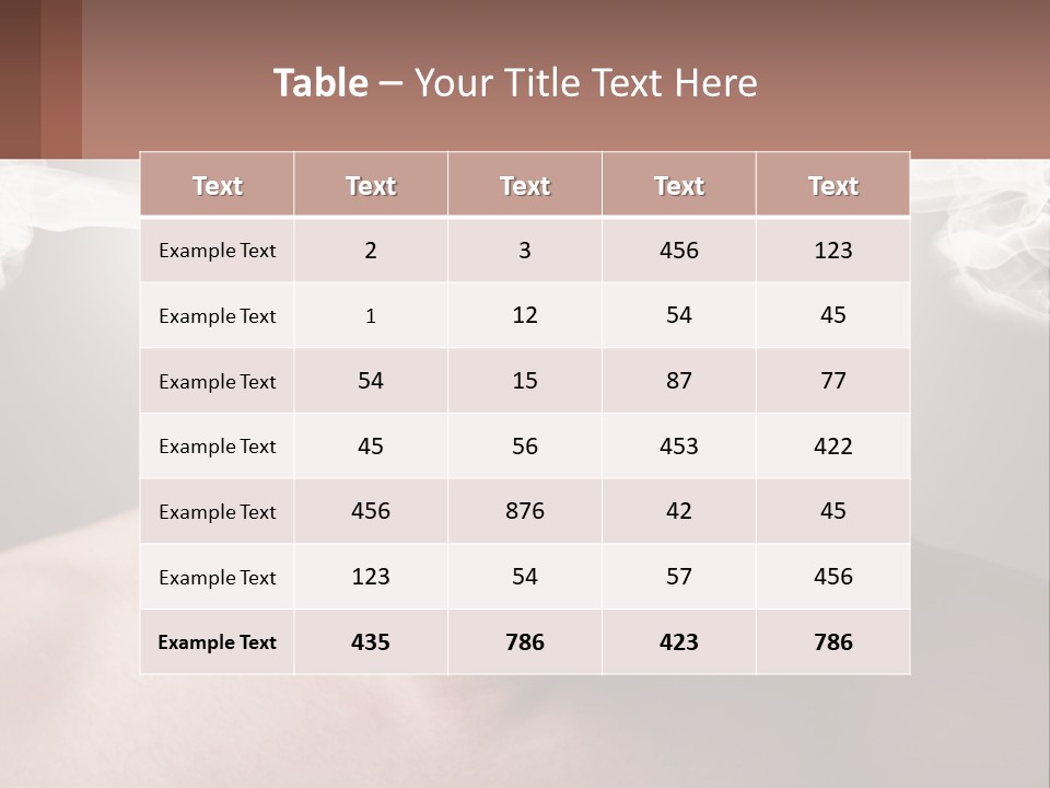 A Man With A Beard And No Shirt Is Making A Face With Smoke Coming Out PowerPoint Template