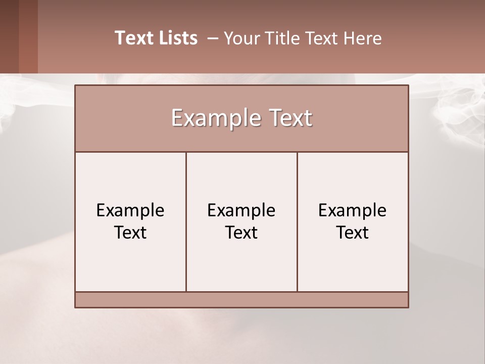 A Man With A Beard And No Shirt Is Making A Face With Smoke Coming Out PowerPoint Template
