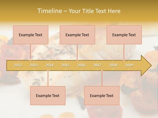 A White Plate Topped With Fish And Vegetables PowerPoint Template