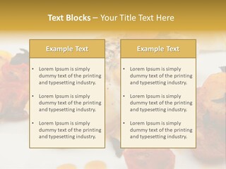 A White Plate Topped With Fish And Vegetables PowerPoint Template
