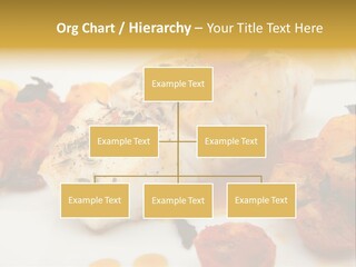 A White Plate Topped With Fish And Vegetables PowerPoint Template