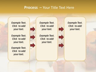 A White Plate Topped With Fish And Vegetables PowerPoint Template