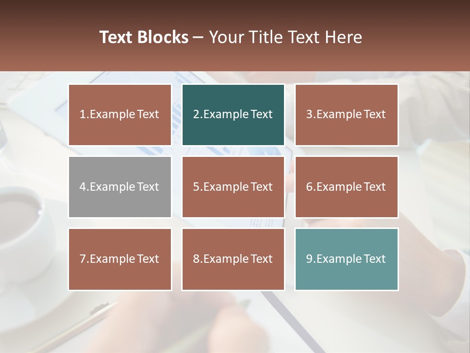 A Person Using A Tablet On A Table With A Cup Of Coffee PowerPoint Template