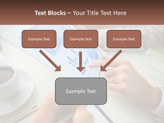 A Person Using A Tablet On A Table With A Cup Of Coffee PowerPoint Template