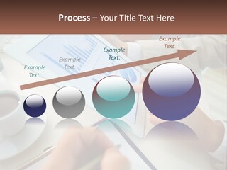A Person Using A Tablet On A Table With A Cup Of Coffee PowerPoint Template