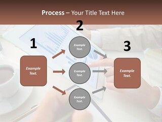 A Person Using A Tablet On A Table With A Cup Of Coffee PowerPoint Template