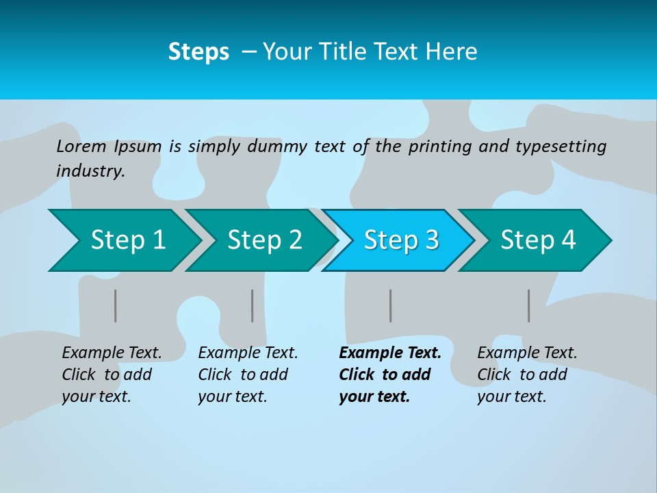 Two Hands Holding Pieces Of A Jigsaw Puzzle PowerPoint Template
