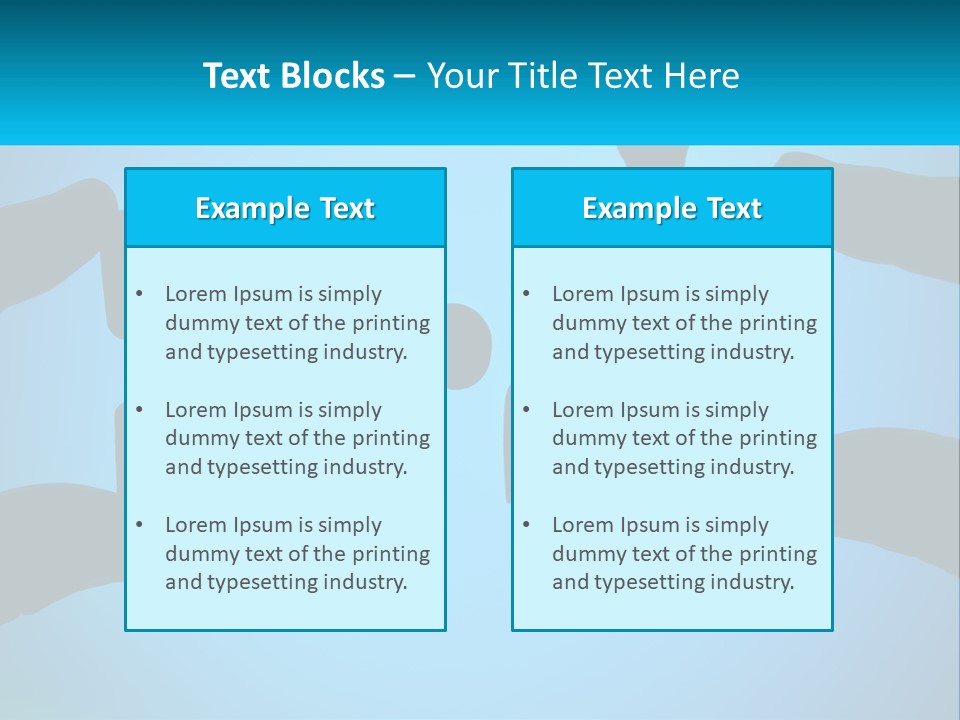 Two Hands Holding Pieces Of A Jigsaw Puzzle PowerPoint Template