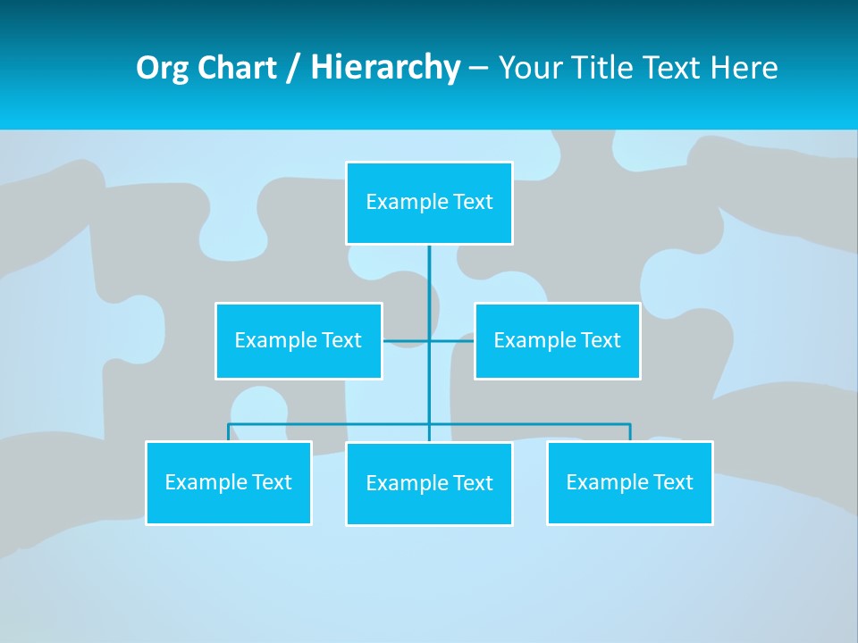 Two Hands Holding Pieces Of A Jigsaw Puzzle PowerPoint Template