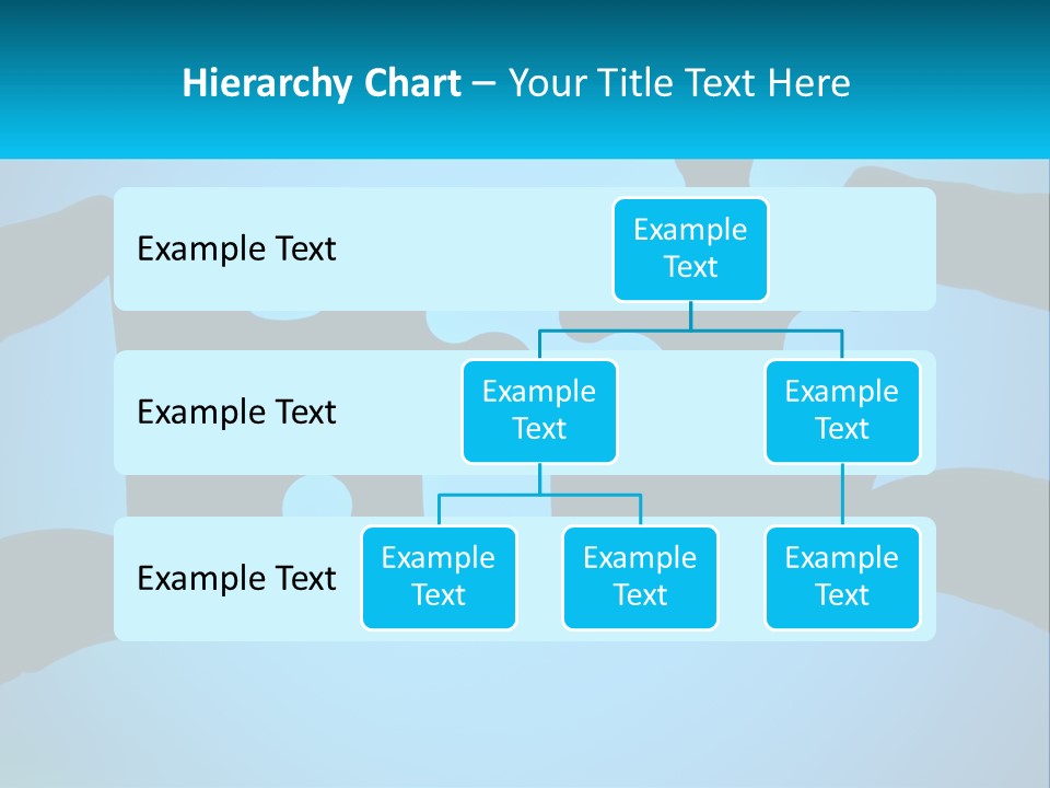 Two Hands Holding Pieces Of A Jigsaw Puzzle PowerPoint Template