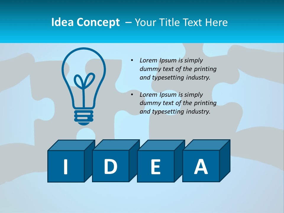 Two Hands Holding Pieces Of A Jigsaw Puzzle PowerPoint Template