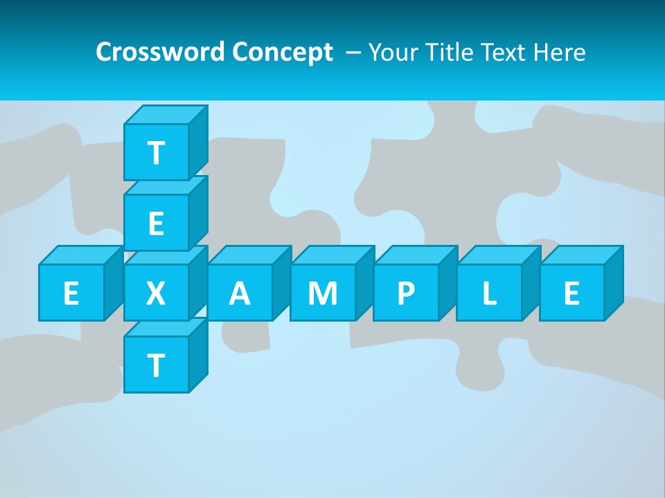 Two Hands Holding Pieces Of A Jigsaw Puzzle PowerPoint Template