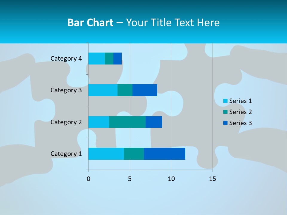 Two Hands Holding Pieces Of A Jigsaw Puzzle PowerPoint Template