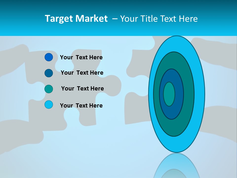 Two Hands Holding Pieces Of A Jigsaw Puzzle PowerPoint Template