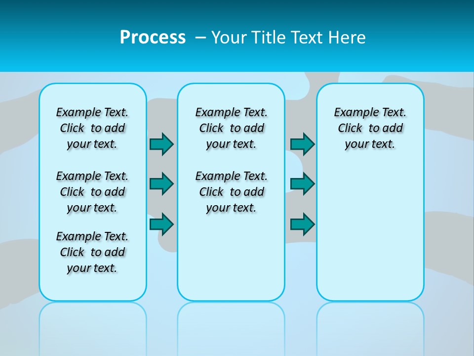 Two Hands Holding Pieces Of A Jigsaw Puzzle PowerPoint Template