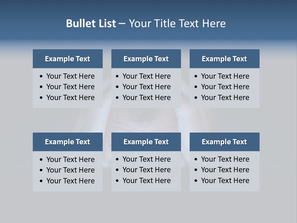 A Man Covering His Face With His Hands PowerPoint Template