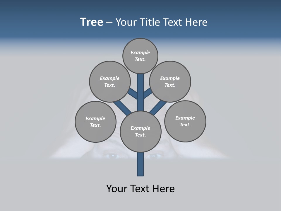 A Man Covering His Face With His Hands PowerPoint Template