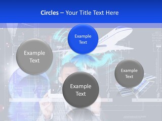 A Man In A Business Suit Is Pointing At Something PowerPoint Template