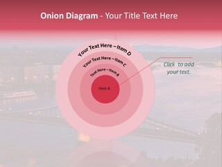 A Bridge Over A River With A City In The Background PowerPoint Template