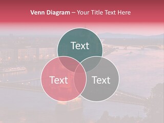 A Bridge Over A River With A City In The Background PowerPoint Template