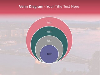 A Bridge Over A River With A City In The Background PowerPoint Template