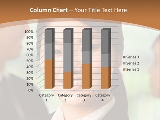 A Woman In A Business Suit Standing Next To A Man In A Suit PowerPoint Template