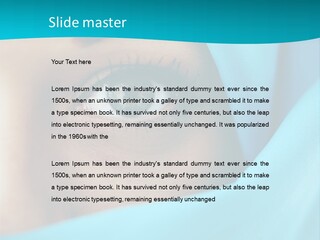 A Woman With A Blue Scarf On Her Head PowerPoint Template