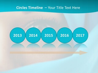 A Woman With A Blue Scarf On Her Head PowerPoint Template