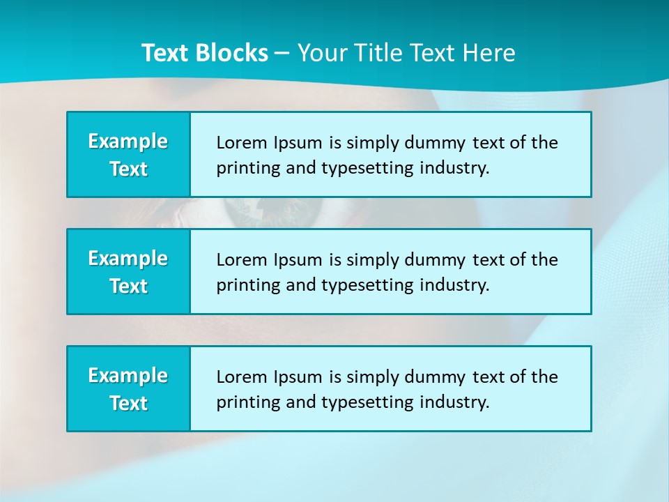 A Woman With A Blue Scarf On Her Head PowerPoint Template