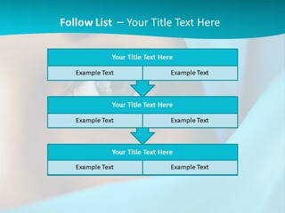 A Woman With A Blue Scarf On Her Head PowerPoint Template