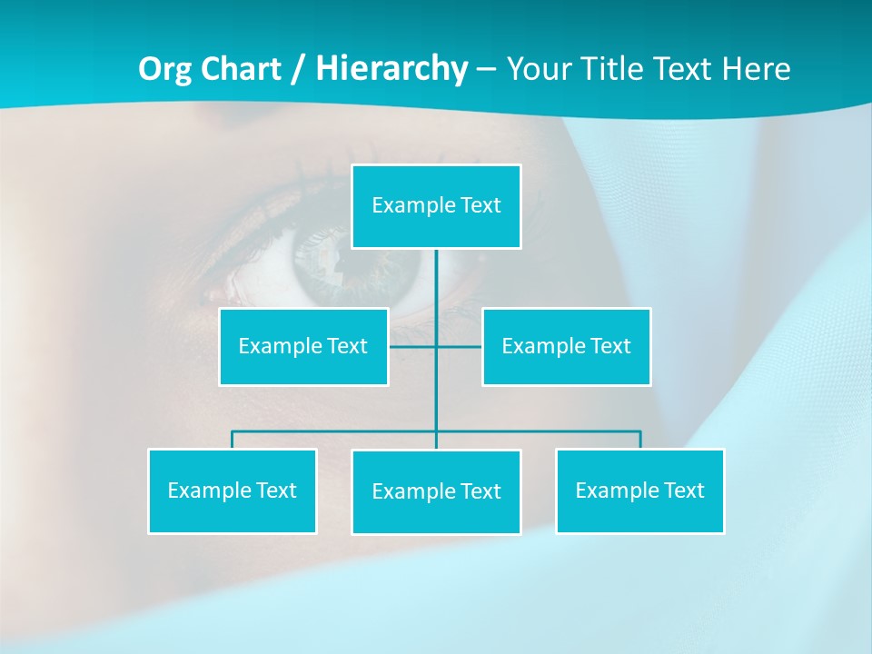 A Woman With A Blue Scarf On Her Head PowerPoint Template