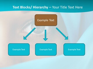 A Woman With A Blue Scarf On Her Head PowerPoint Template