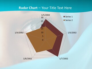 A Woman With A Blue Scarf On Her Head PowerPoint Template