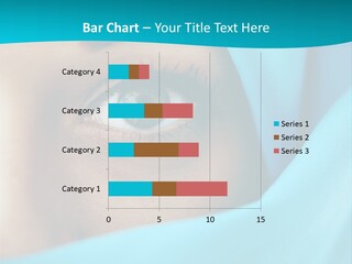 A Woman With A Blue Scarf On Her Head PowerPoint Template