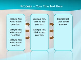 A Woman With A Blue Scarf On Her Head PowerPoint Template