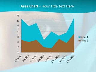 A Woman With A Blue Scarf On Her Head PowerPoint Template