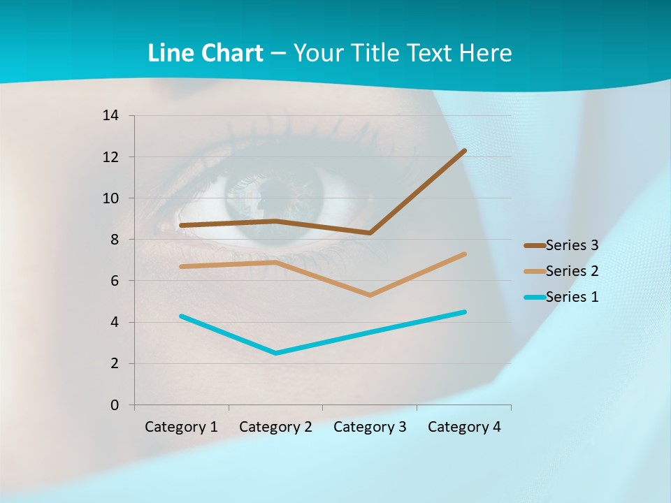A Woman With A Blue Scarf On Her Head PowerPoint Template
