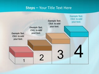 A Woman With A Blue Scarf On Her Head PowerPoint Template