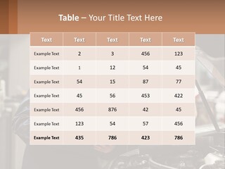 Two Men Looking At A Clipboard In Front Of A Car PowerPoint Template