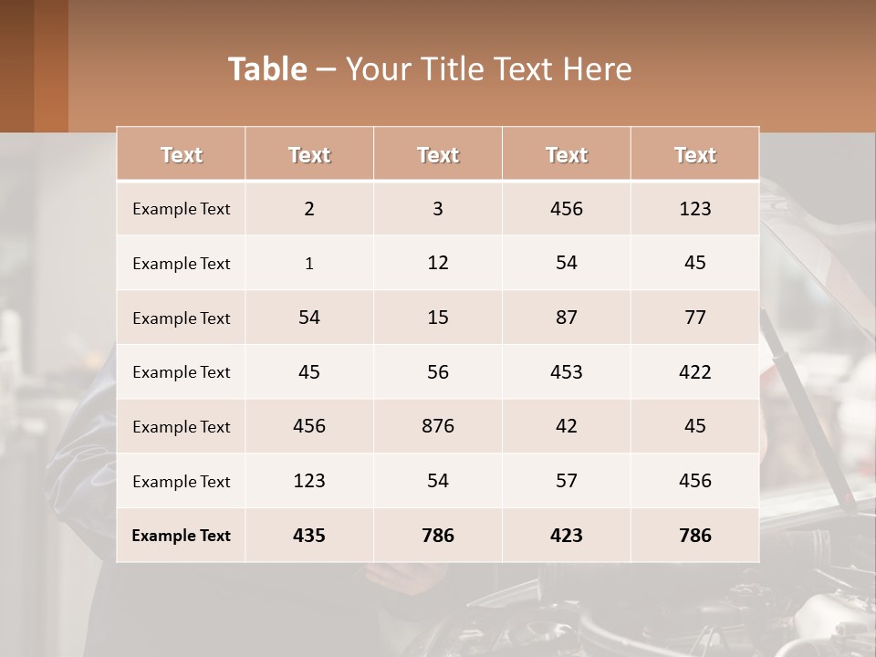 Two Men Looking At A Clipboard In Front Of A Car PowerPoint Template