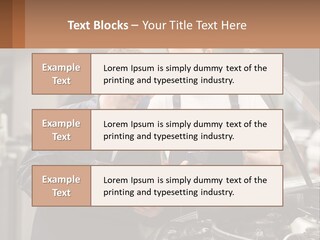 Two Men Looking At A Clipboard In Front Of A Car PowerPoint Template